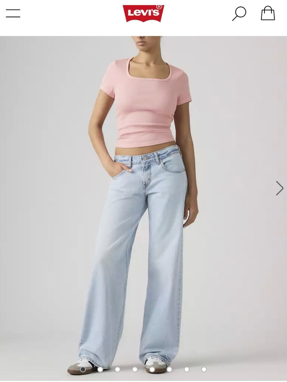 Levi’s low loose jeans Light Blue plus a free pair of Levi’s!